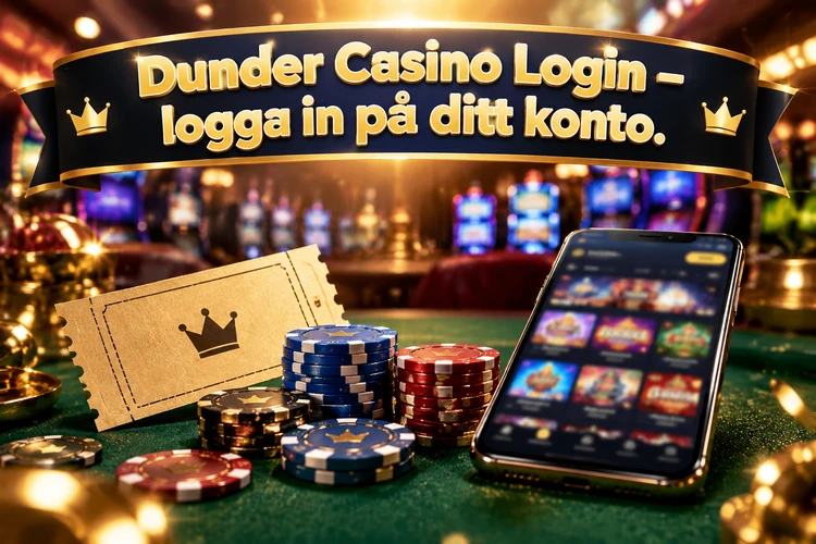 Dunder Casino Login - logga in på ditt konto